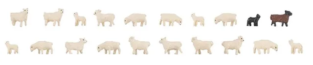 faller-20-hausschafe-landschaft-figuren-set image 1