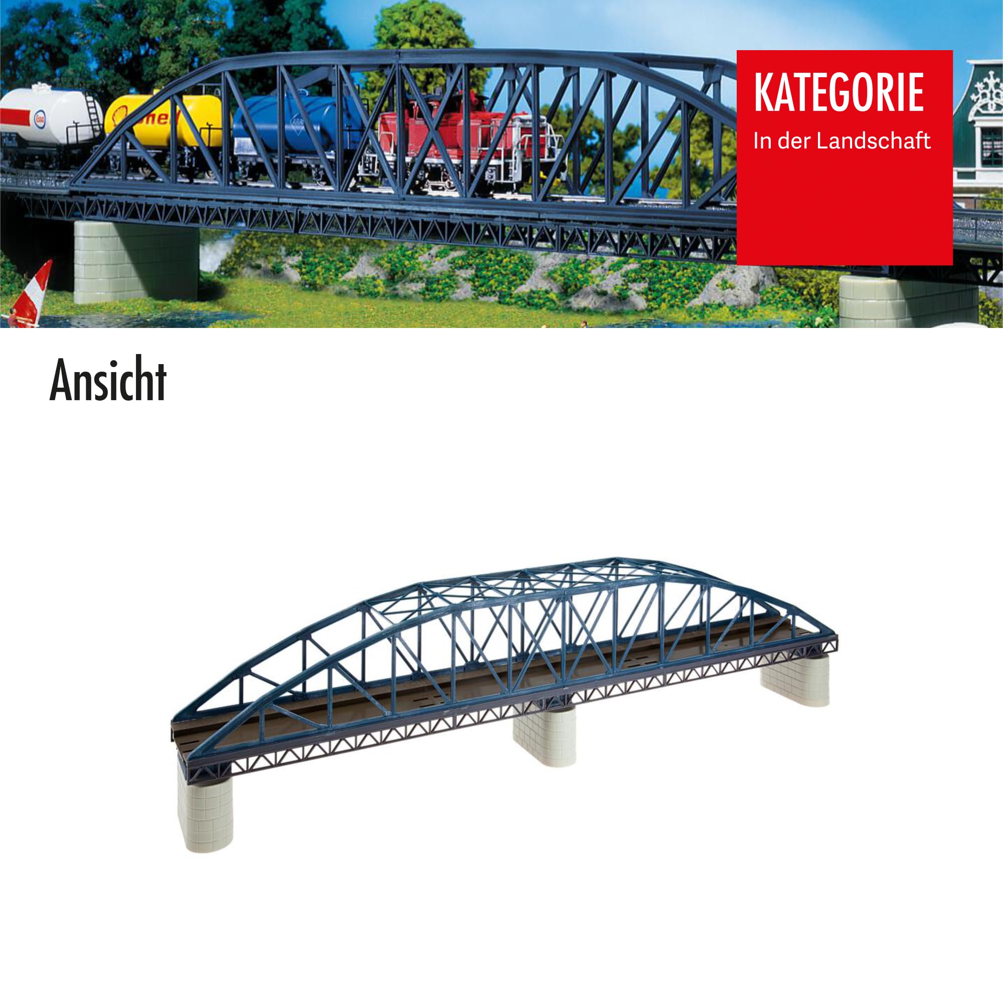 faller-bogenbr-cke-h0-modellbausatz-564-x-76-x-109-mm-51-teile image 5