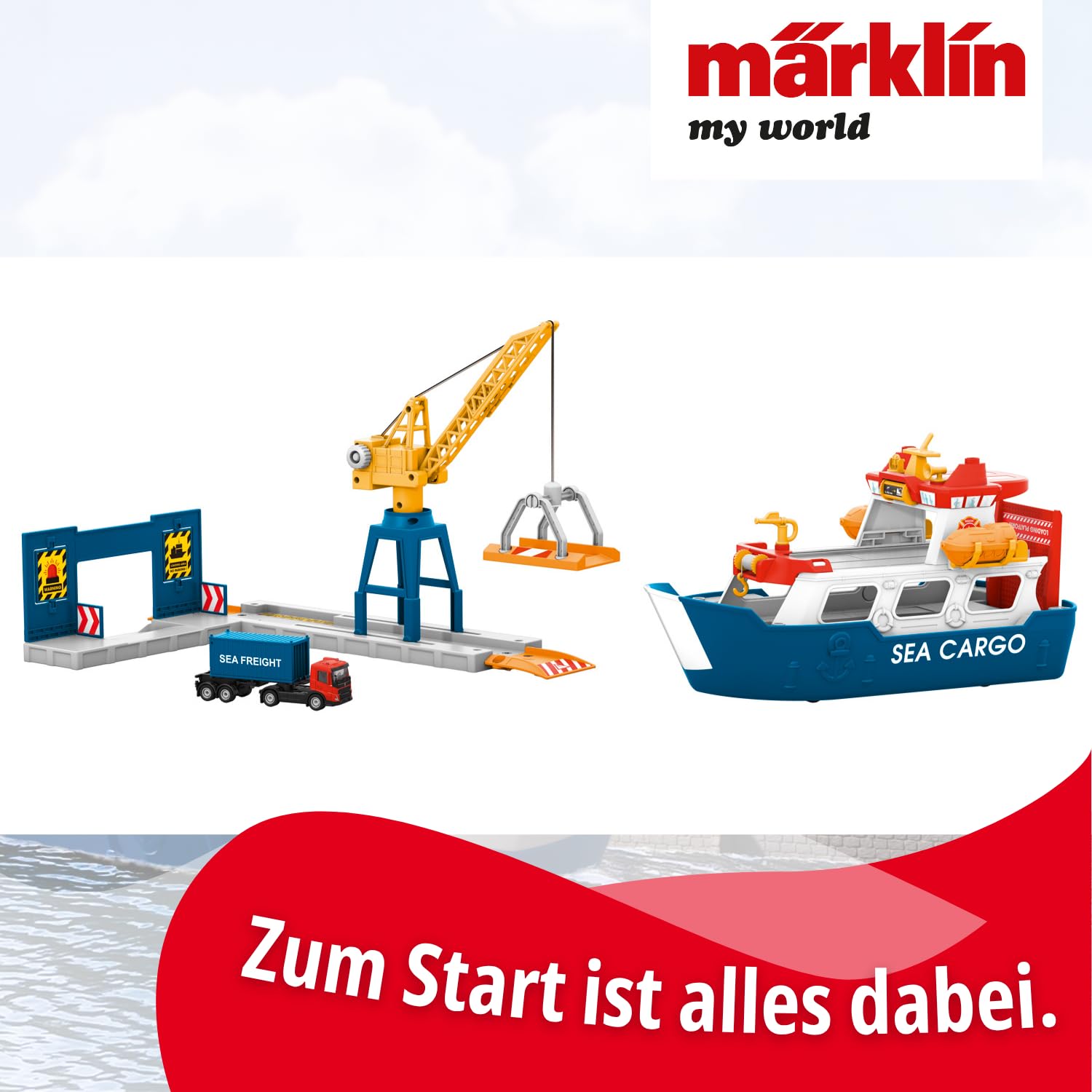 m-rklin-my-world-72223-frachtschiff-und-hafenkran-h0-spielset-ab-3-jahren image 4