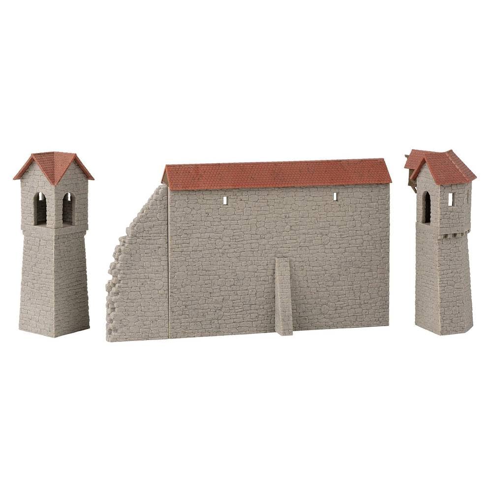 faller-130693-altstadtmauer-set-mit-wehrt-rmen-und-kanone image 1