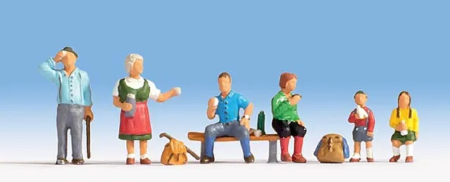 noch-wanderer-figuren-set-h0-1-87-6-handbemalte-figuren image 1