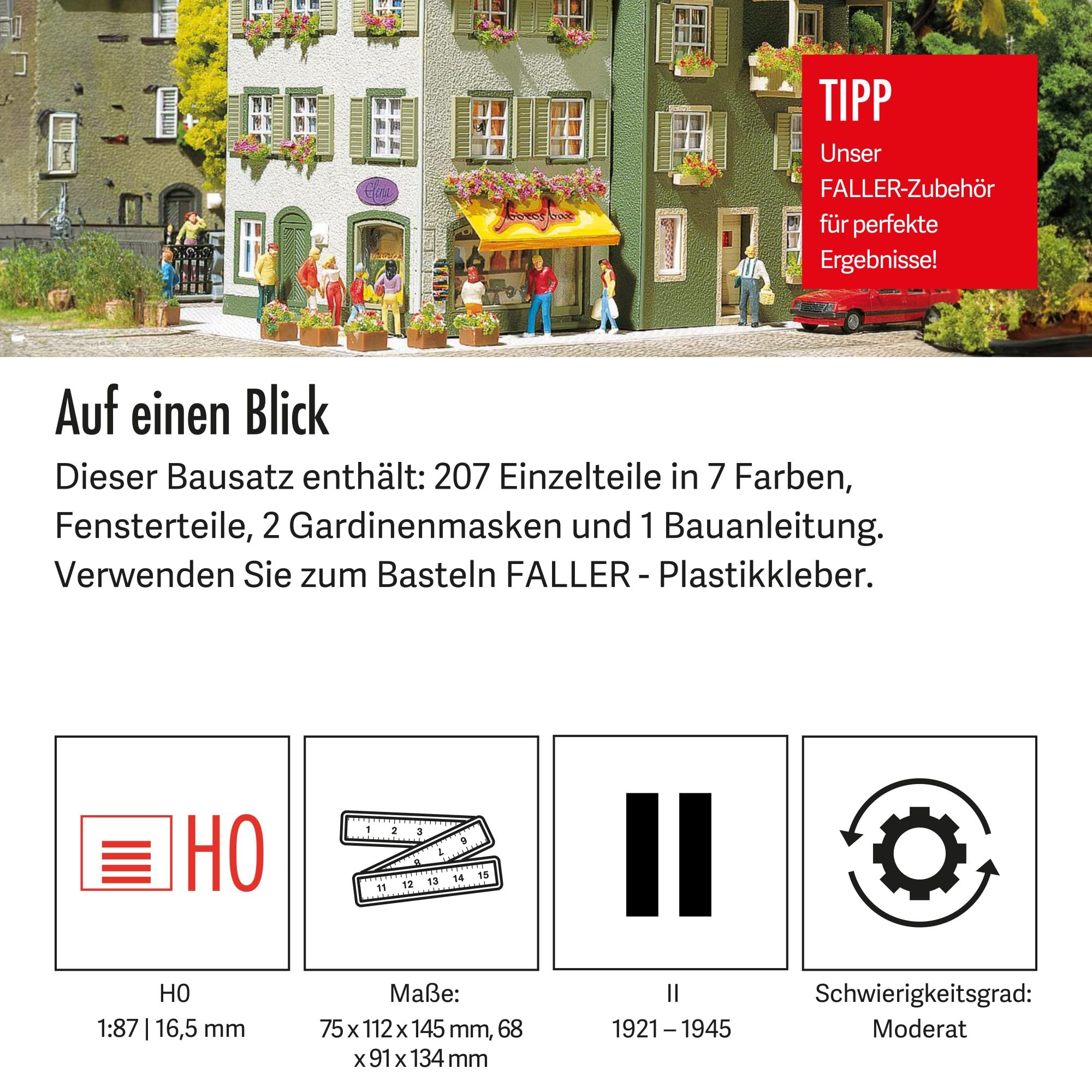 faller-2-stadth-user-bausatz-h0-75-x-112-x-145-mm image 4