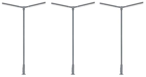 faller-180122-led-kreuzmastleuchte-zweiarmig-kaltwei-3-st-ck-spur-h0 image 2