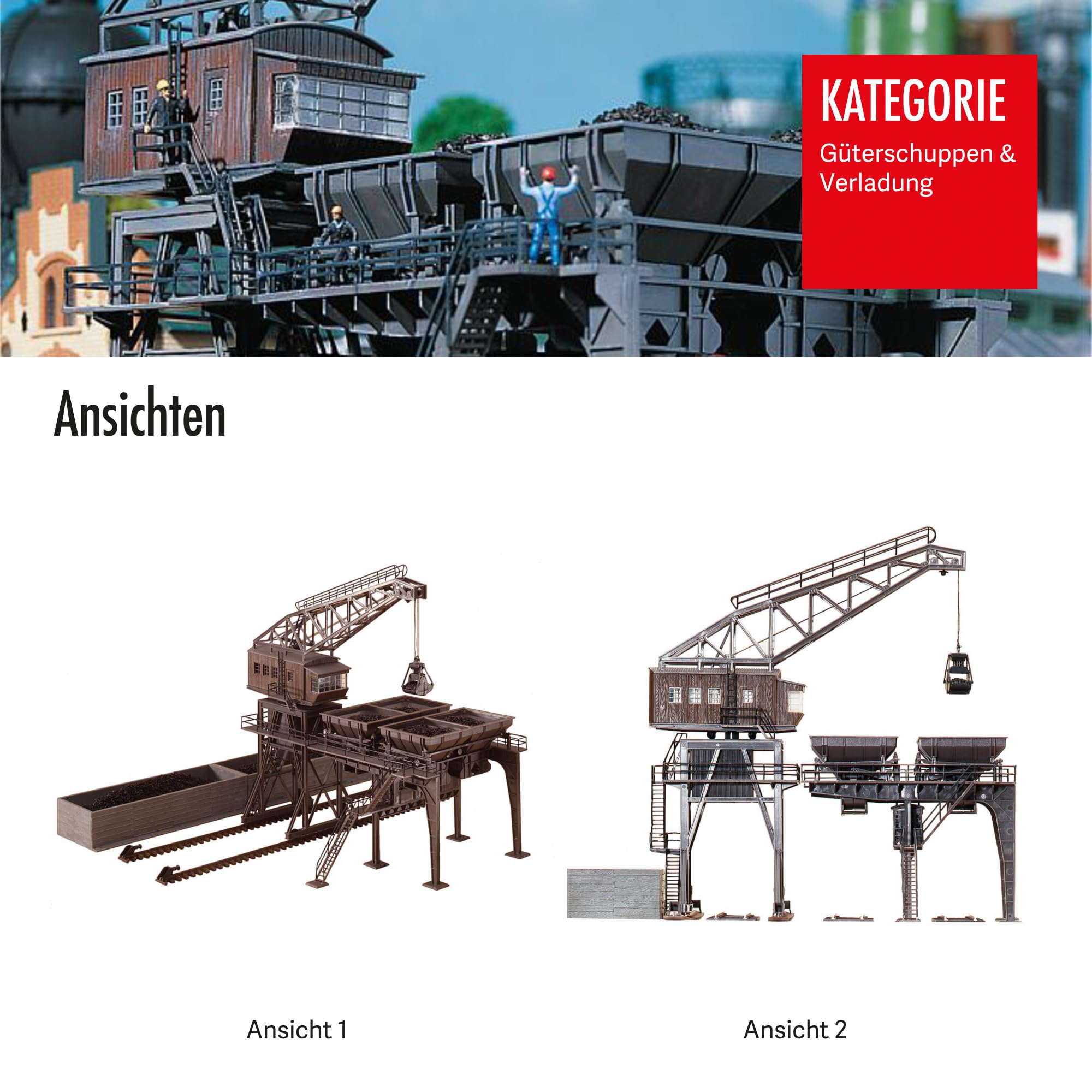 faller-gro-bekohlungsanlage-h0-modellbausatz-198-teile-340-x-274-x-245-mm image 5