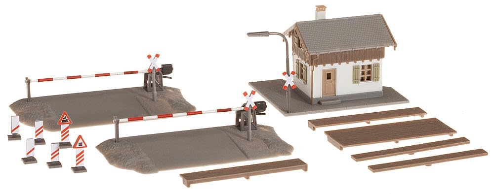 faller-222174-bahn-bergang-mit-w-rterhaus-spur-n image 2