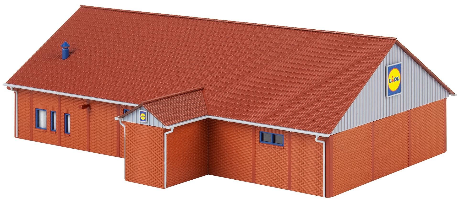 faller-lidl-markt-geb-ude-bausatz-h0-1-87-epoche-v image 1