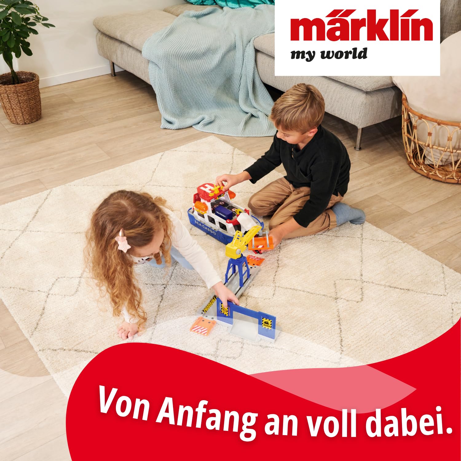 m-rklin-my-world-72223-frachtschiff-und-hafenkran-h0-spielset-ab-3-jahren image 5