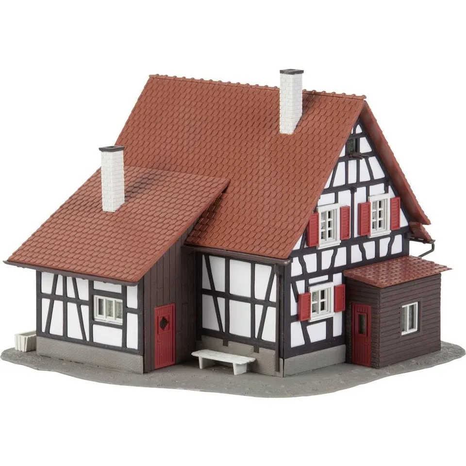 faller-fachwerkhaus-bausatz-spur-h0-121-x-126-x-95-mm image 1