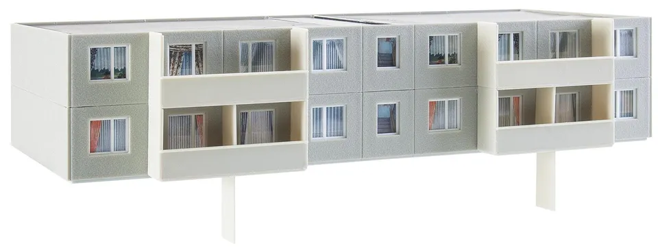 faller-130802-plattenbau-p2-erg-nzung-h0-2-stockwerke-bausatz-epoche-iii image 1
