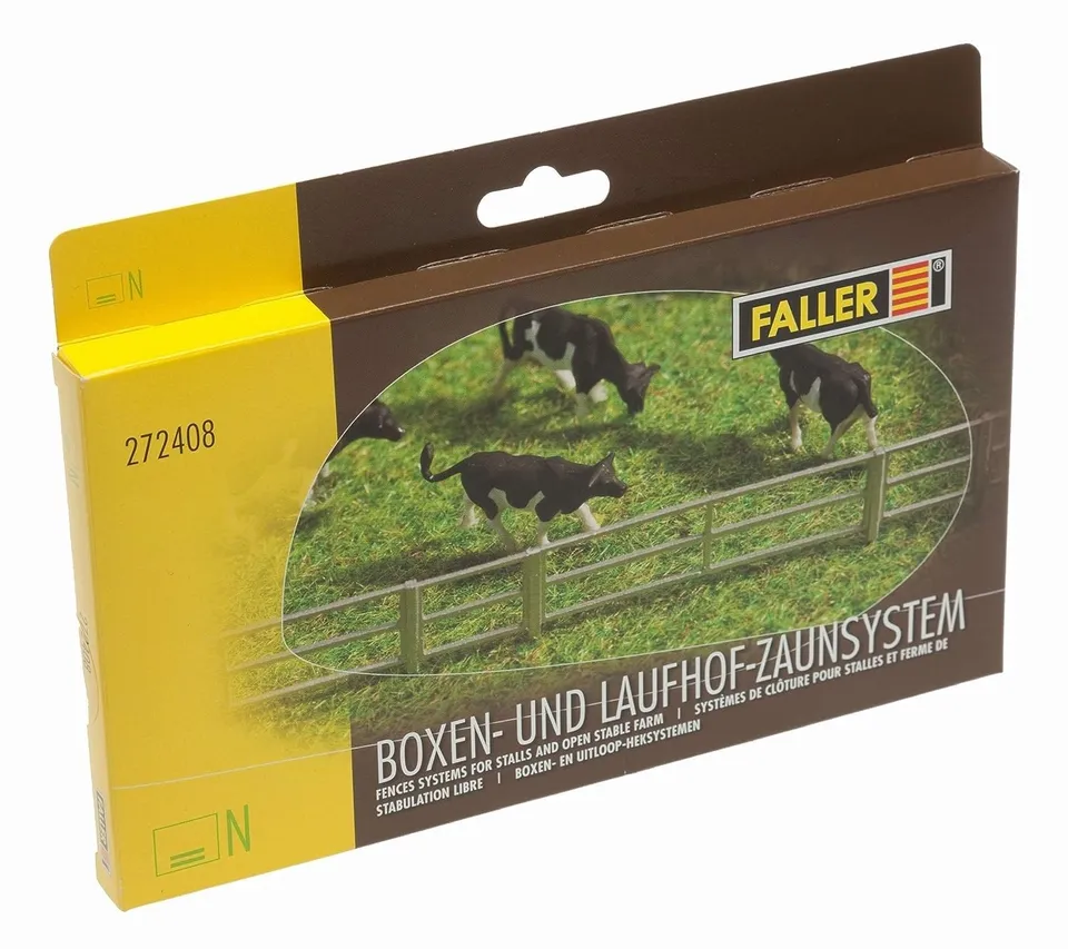faller-272408-boxen-und-laufhof-zaunsystem-n-936-mm image 1