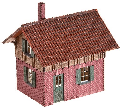 faller-fa222156-bahnw-rterh-uschen-rot-klinker-patiniert image 4