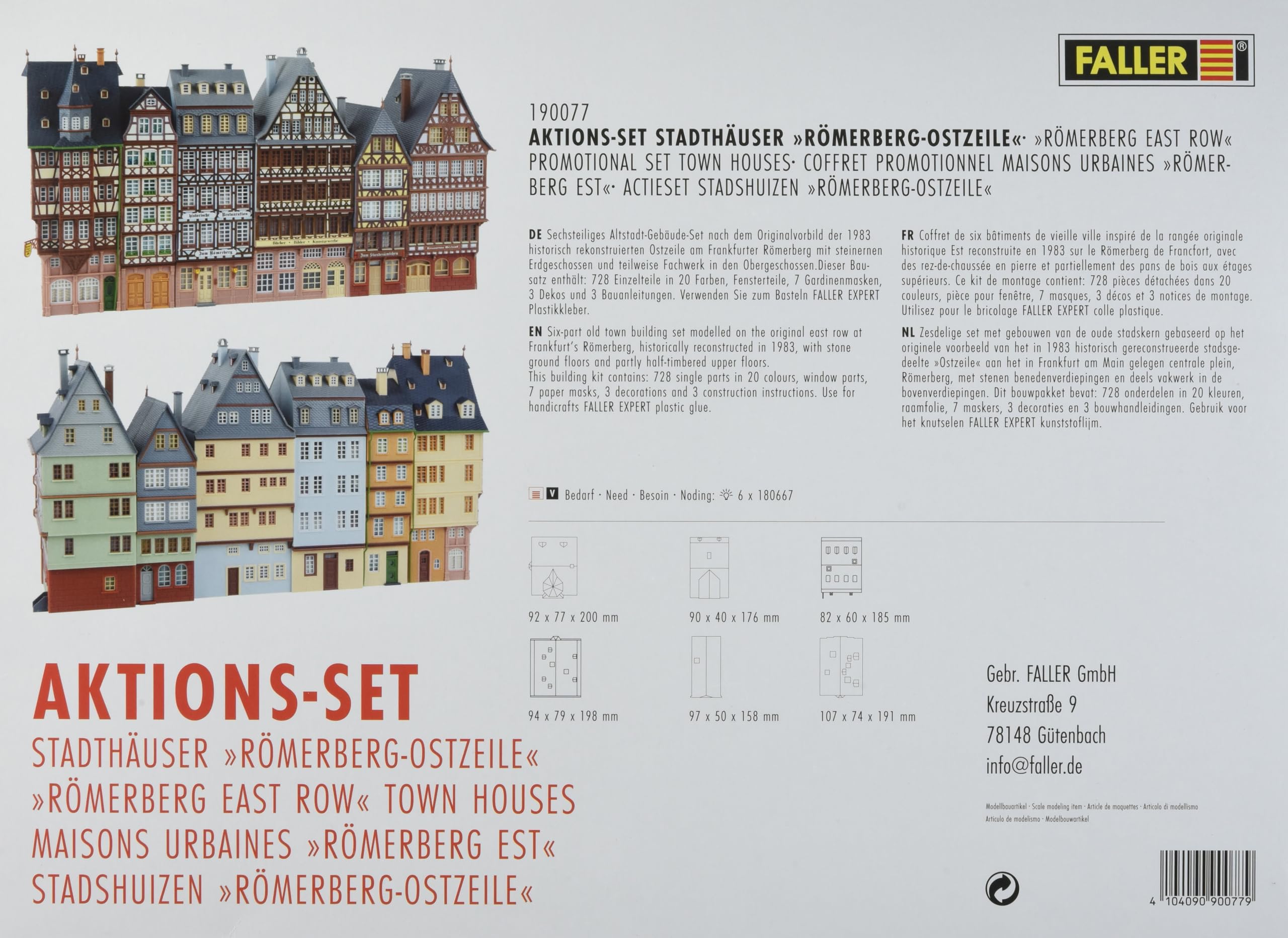 faller-aktions-set-stadth-user-r-merberg-ostzeile-geb-ude-bausatz image 2