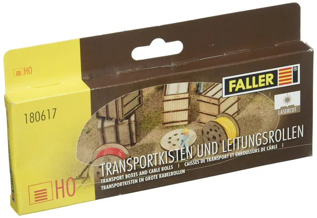 faller-180617-transportkisten-und-leitungsrollen-bausatz-h0 image 1