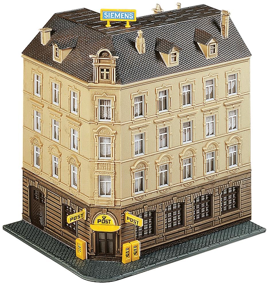 faller-232305-stadt-postamt-bausatz-beige-braun-gelb image 2