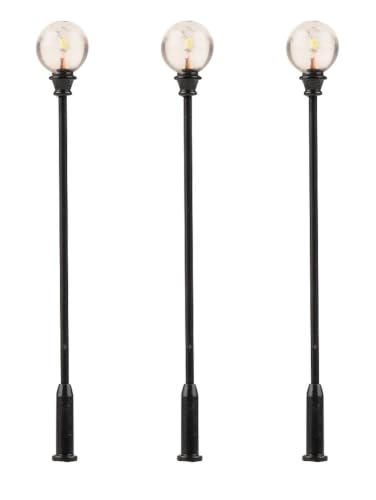 faller-led-parklaterne-kugel-aufsatzleuchte-warmwei-3-st-ck image 2