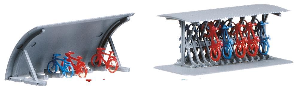 faller-272535-fahrradst-nder-mit-fahrr-dern-2-st-nder-16-r-der-spur-n image 2