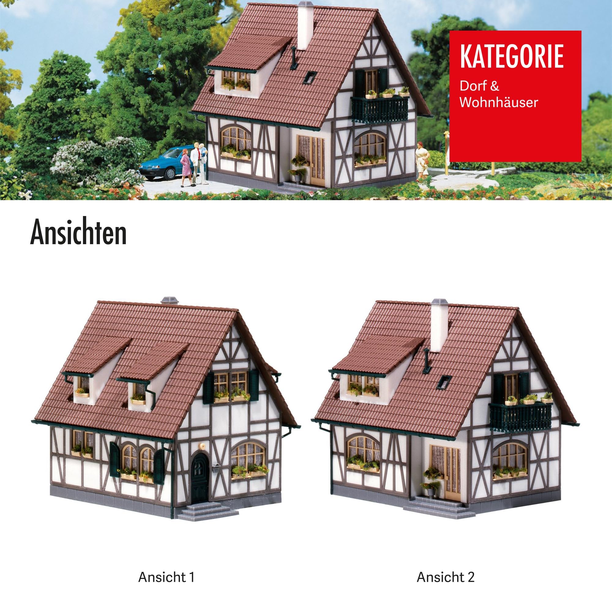 faller-h0-einfamilien-fachwerkhaus-modellbausatz-89-teile image 5