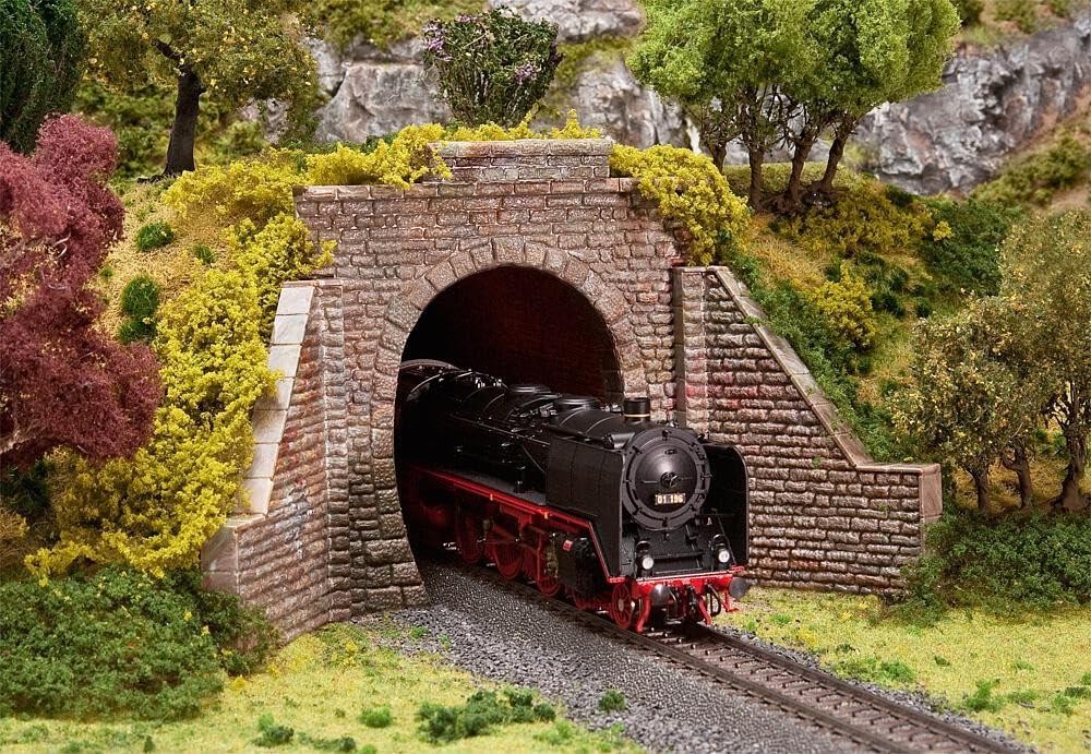 faller-tunnelportal-f-r-dampf-und-oberleitungsbetrieb-bausatz-spur-h0-298x135x9- image 1