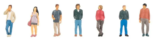 faller-151661-jugendliche-auf-der-stra-e-figuren-set-h0 image 1