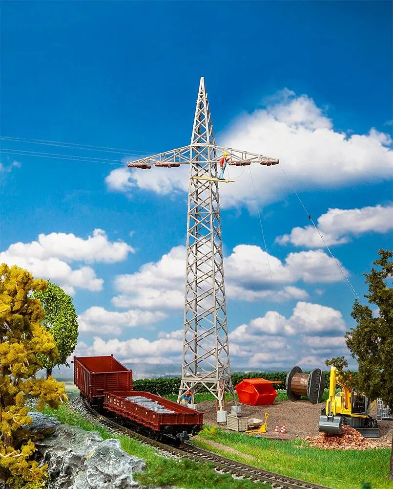 faller-120377-bahnstrommasten-2er-set-freileitungsmasten image 1