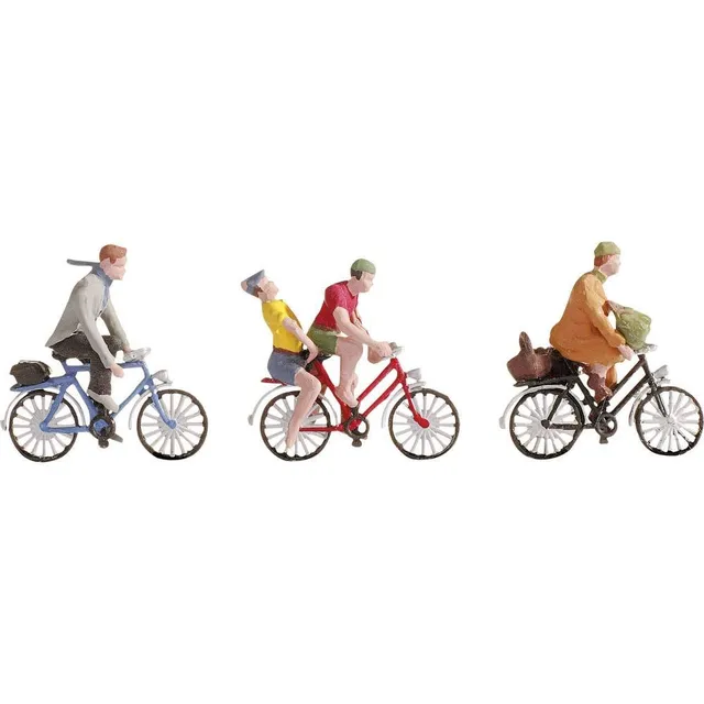 noch-fahrradfahrer-figuren-set-spur-n-1-160 image 1