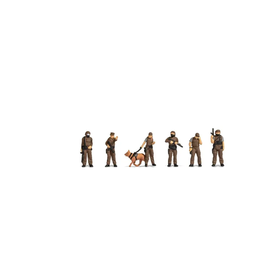 noch-15065-polizei-sondereinsatzkommando-figuren-set-7-teilig-spur-h0 image 1
