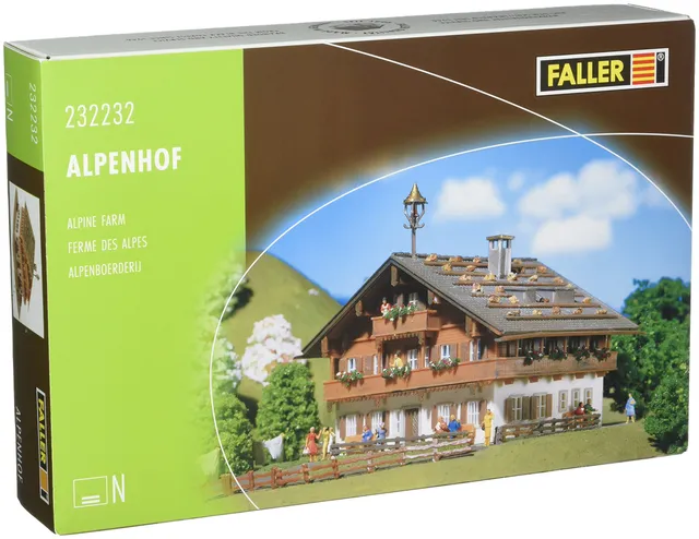 faller-232232-alpine-farm-kit-ii-bauernhof-spur-n image 1