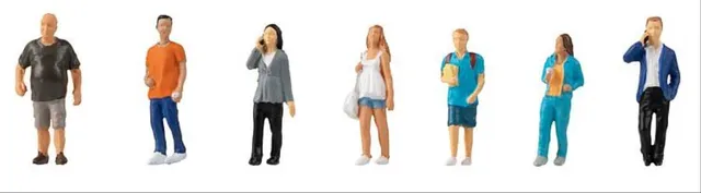 faller-fa151636-in-der-innenstadt-figuren-set image 1