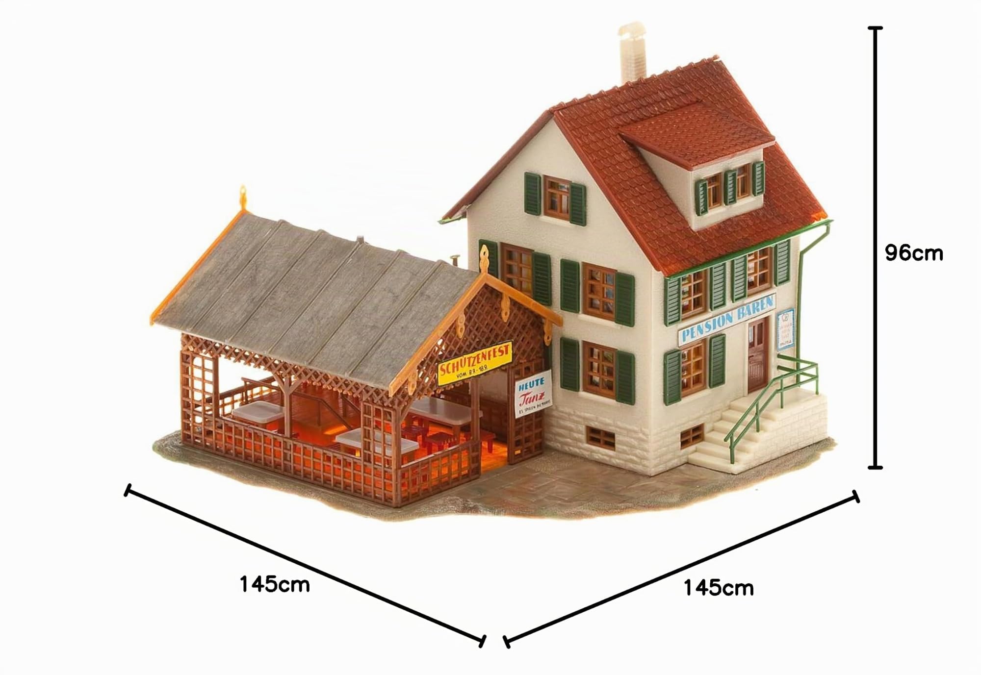 faller-dorfwirtschaft-h0-fachwerkhaus-modellbausatz-120-teile image 7