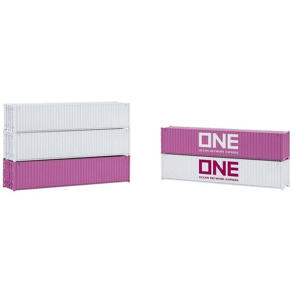 faller-182152-40-container-one-5er-set-h0 image 1