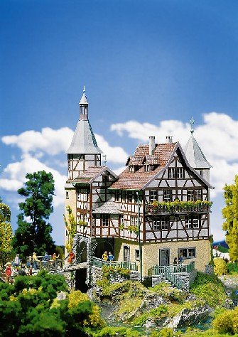 faller-jagdschloss-falkeneck-modellbausatz-h0-176-teile-188-x-134-x-225-mm image 8