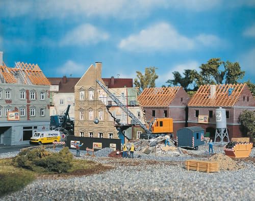faller-130466-abbruchhaus-mit-bagger-h0-bausatz image 4