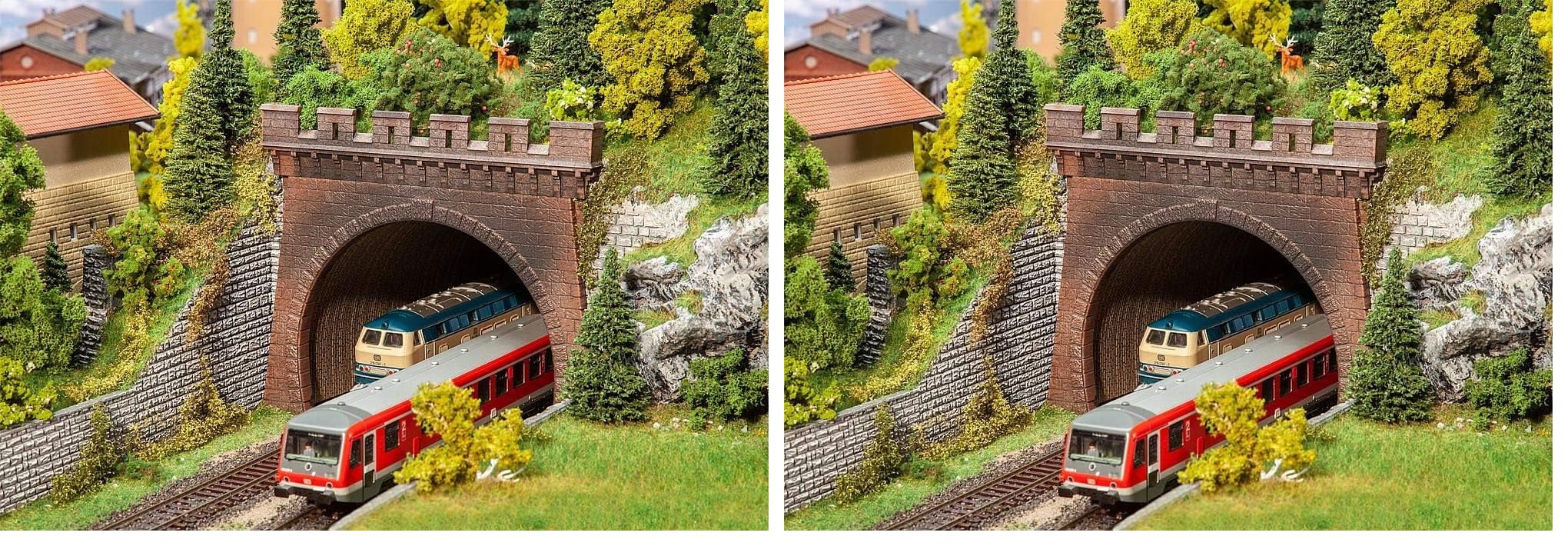 faller-2-tunnelportale-2-gleisig-h0-naturstein image 2