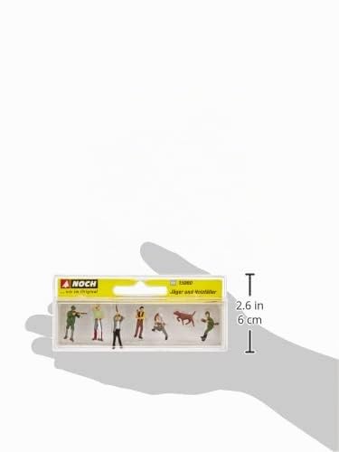 noch-15060-j-ger-holzf-ller-figuren-set-7-figuren-mit-hund-spur-h0 image 7