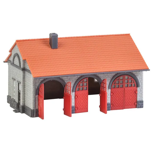 faller-feuerwehrger-tehaus-n-modellbausatz-101-x-82-x-60-mm-203-teile image 1