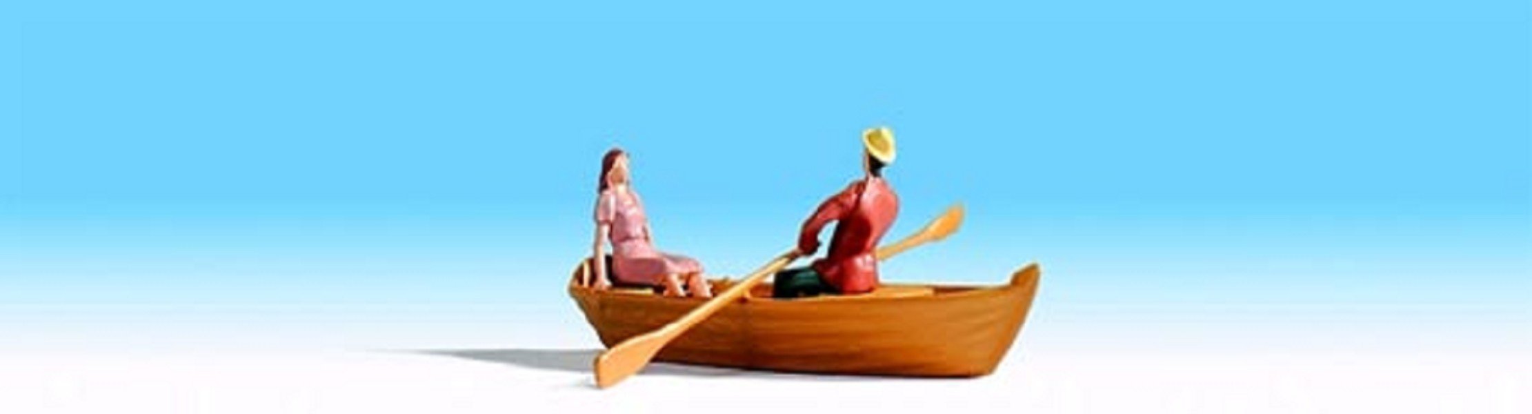 noch-ruderboot-mit-2-figuren-handkoloriert-f-r-h0 image 1