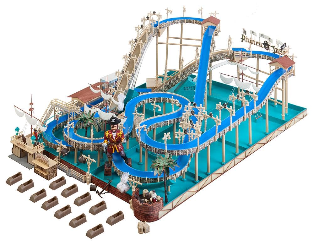 faller-140430-wildwasserbahn-pirateninsel-karussell-modell image 2