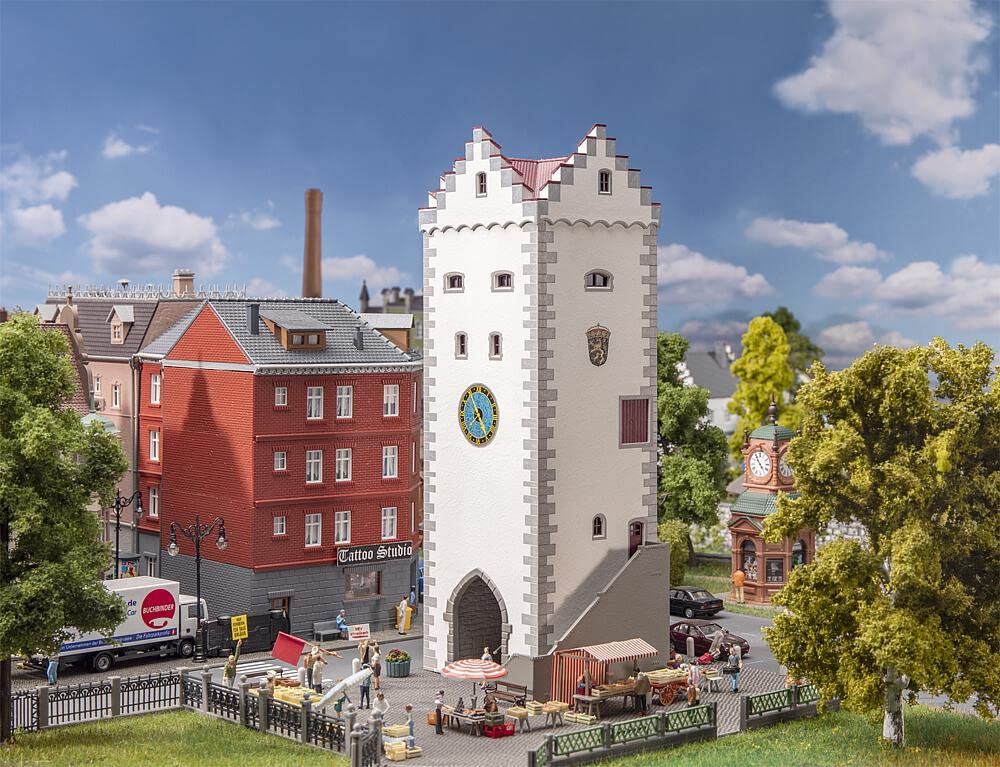 faller-130824-uhrenturm-mittelalter-bausatz image 1