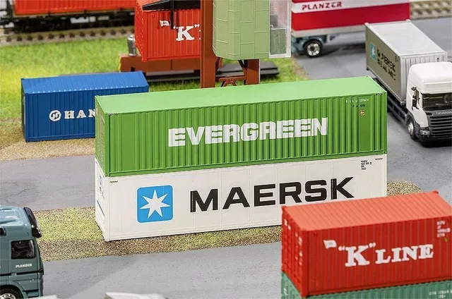 faller-40-hi-cube-container-evergreen-h0-1-87-zubeh-r image 1