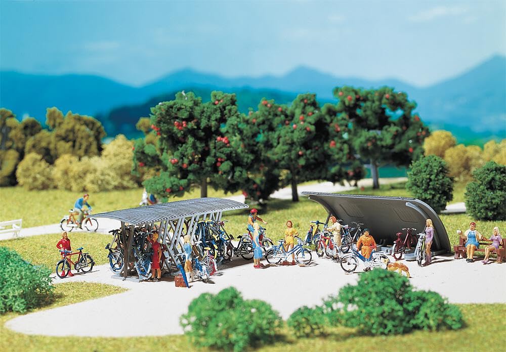 faller-180584-fahrradst-nder-mit-16-fahrr-dern-h0 image 1
