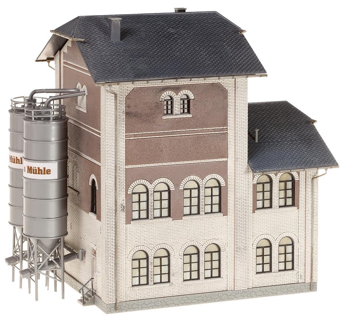 faller-130228-h0-industriem-hle-m-ller-s-m-hle-geb-ude-bausatz image 2