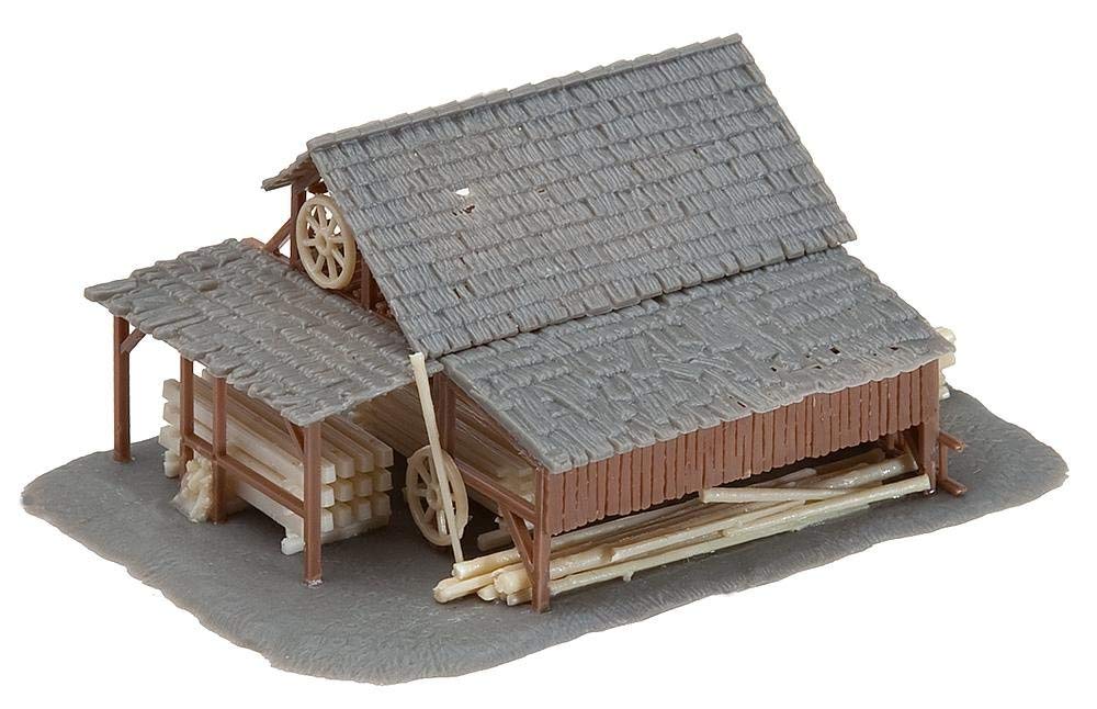 faller-272530-holzlager-spur-n-bausatz-mit-st-mmen-und-brettern image 3