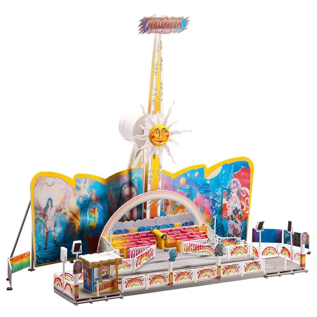 faller-rainbow-millenium-fahrgesch-ft-modellbausatz-h0-261-teile-245-x-185-x-260 image 1