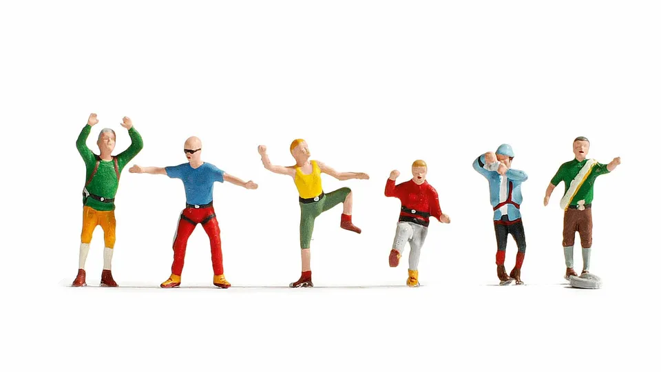 noch-15871-figuren-set-bergsteiger-h0-1-87-handbemalt image 1