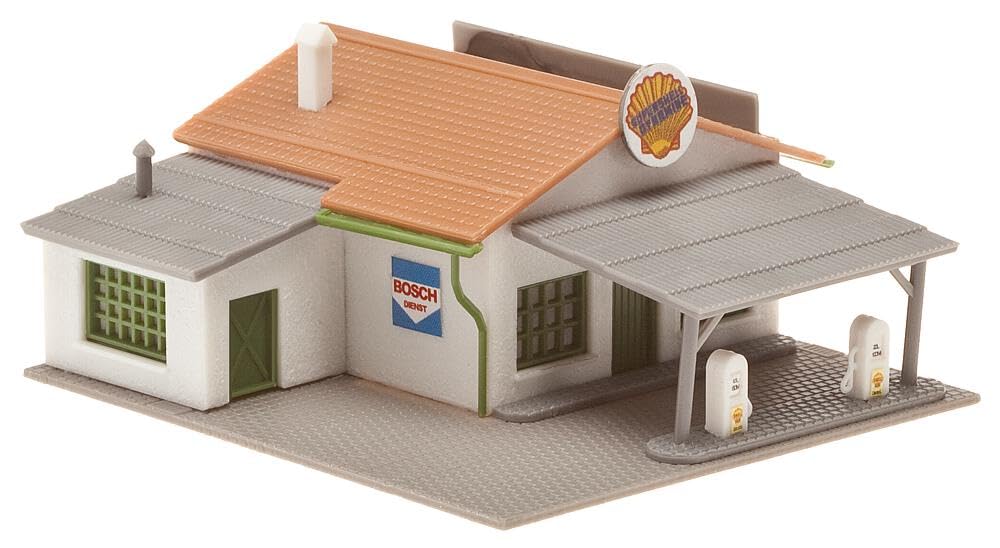 faller-232542-tankstelle-50er-jahre-spur-n-82-x-74-x-38-mm image 2