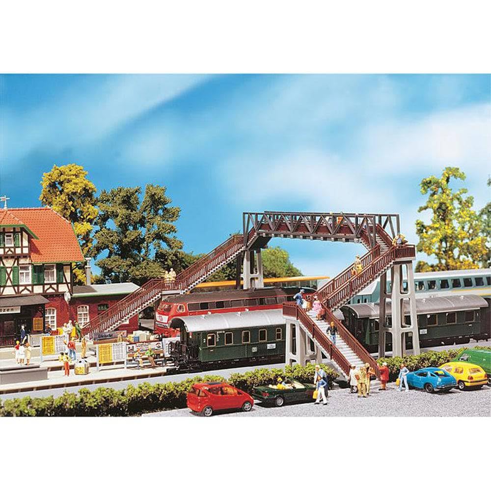 faller-120179-fu-g-ngerbr-cke-4-gleisig-h0-bahn-bergang image 2