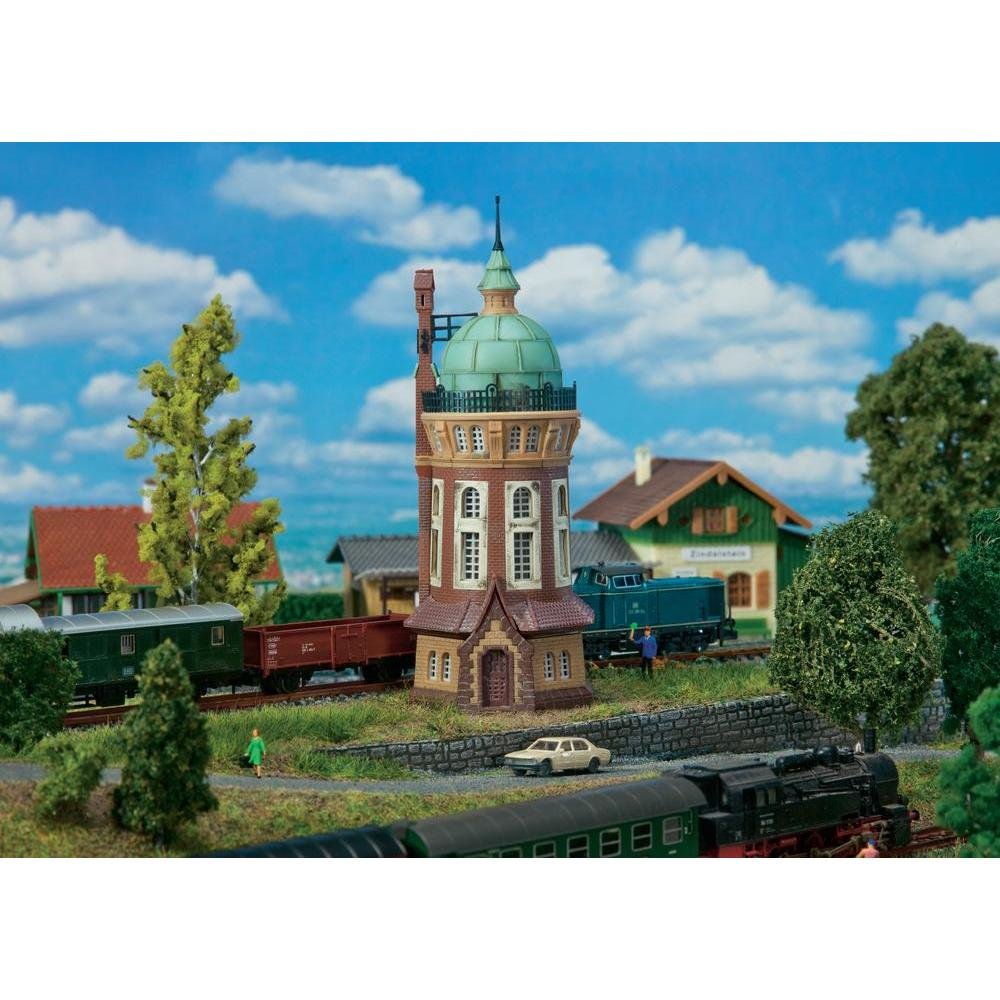 faller-222144-wasserturm-bielefeld-bausatz-spur-n-rot-patiniert image 1