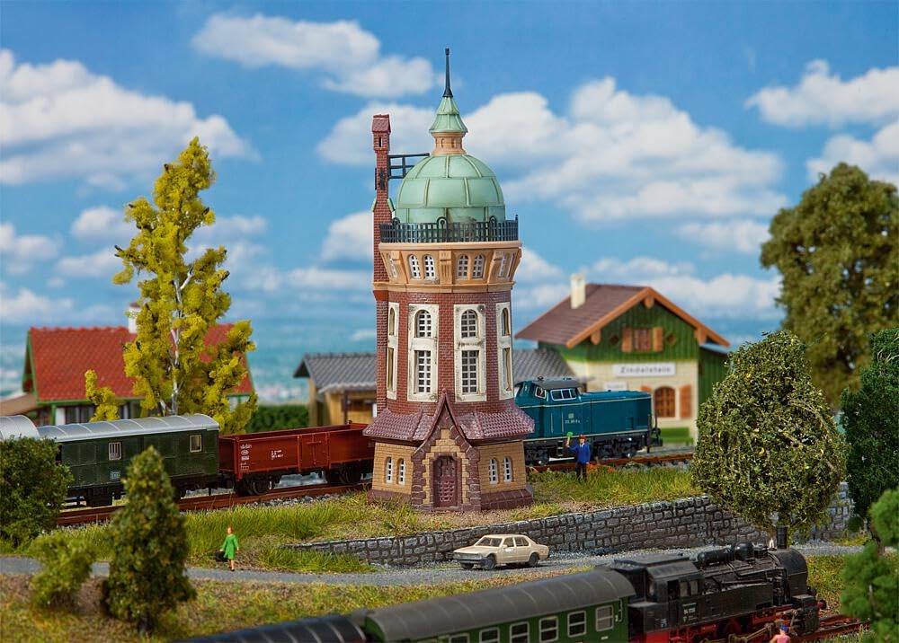 faller-222144-wasserturm-bielefeld-bausatz-spur-n-rot-patiniert image 2
