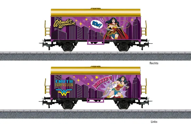 m-rklin-start-up-44828-k-hlwagen-wonder-woman-mit-figur-spur-h0 image 1