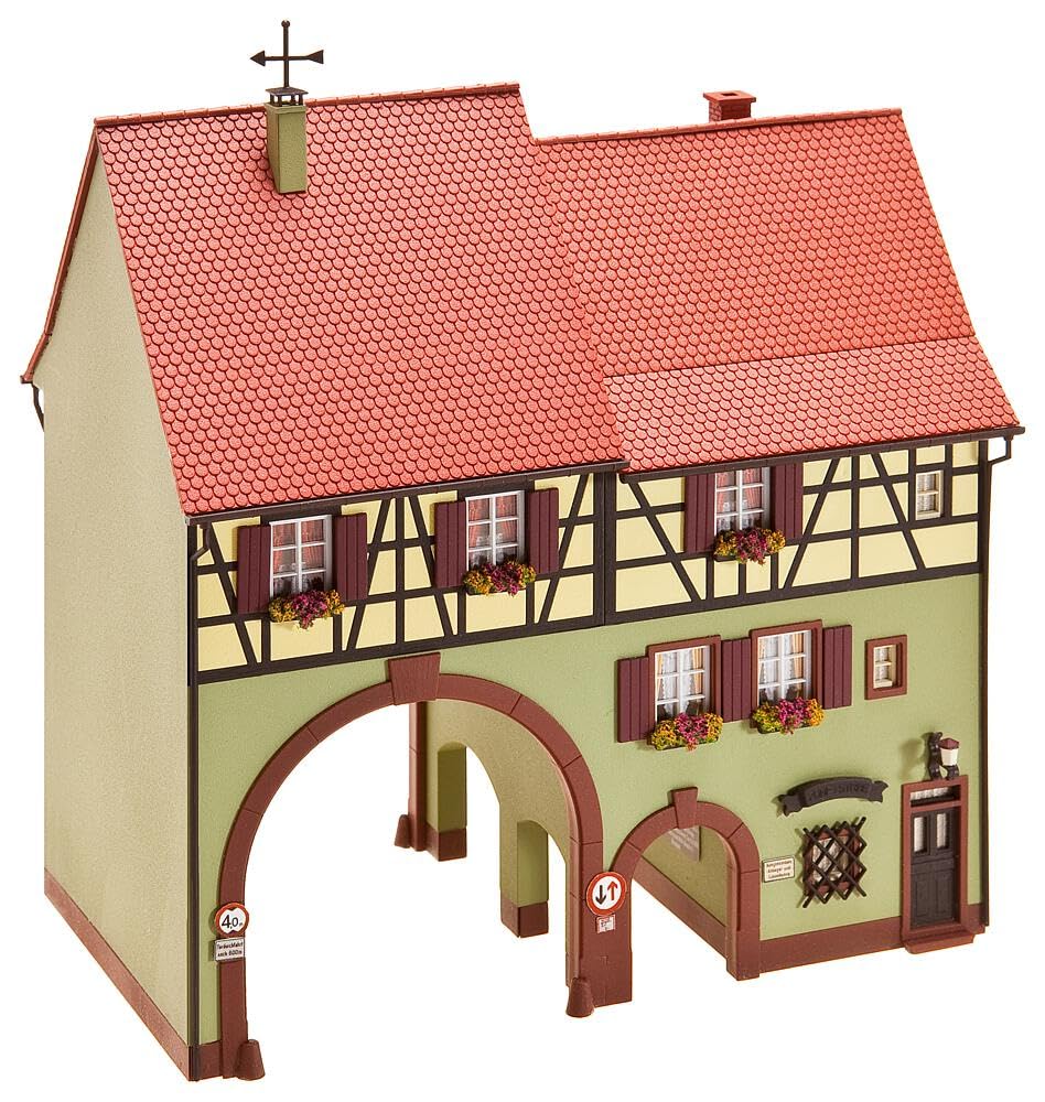 faller-130499-stadthaus-mit-torbogen-h0-27-6-cm image 3